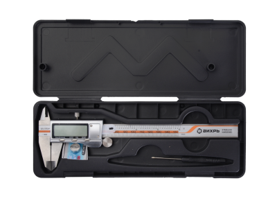 Штангенциркуль электронный ШЦ-150ЦН ПРО с глубиномером Вихрь-Tehinstrument