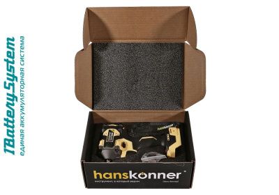 Аккумуляторный ударный гайковерт Hanskonner HCD20420BL 1BatterySystem-Tehinstrument