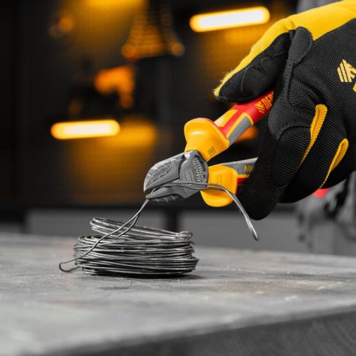 Бокорезы, диэлектрические рукоятки, до 1000 В, трехкомпонентные рукоятки, 180 мм Denzel-Tehinstrument