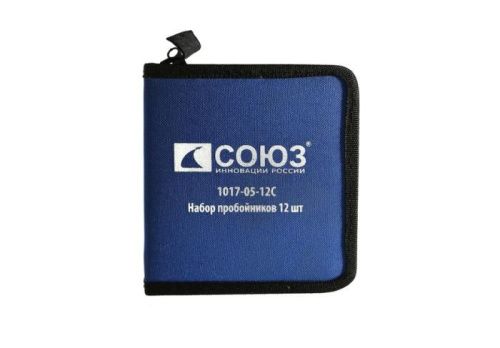 1017-05-12СНабор пробойников 12 шт, 3,0-19,0  мм, СОЮЗ-Tehinstrument