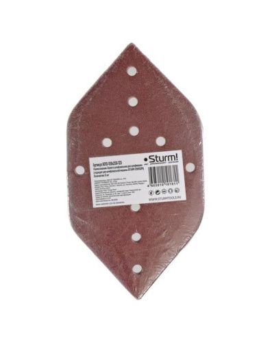 Шлифбумага, ромб, 108х208мм, Р120, 5 шт,  Sturm-Tehinstrument