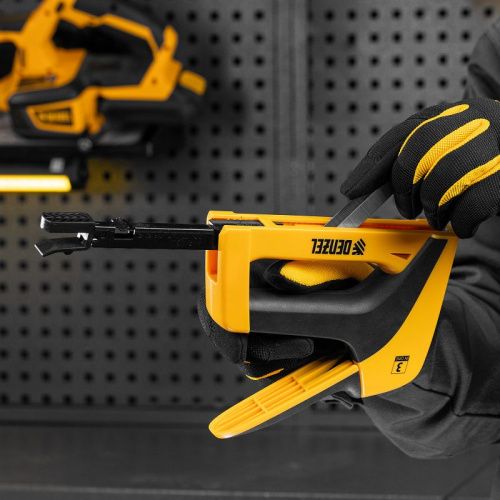 Степлер мебельный, пластиковый корпус, тип скобы: 13, 53, 300, 6-14 мм, Denzel-Tehinstrument