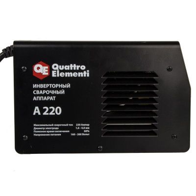 Аппарат электродной сварки, инвертор QUATTRO ELEMENTI A 220-Tehinstrument