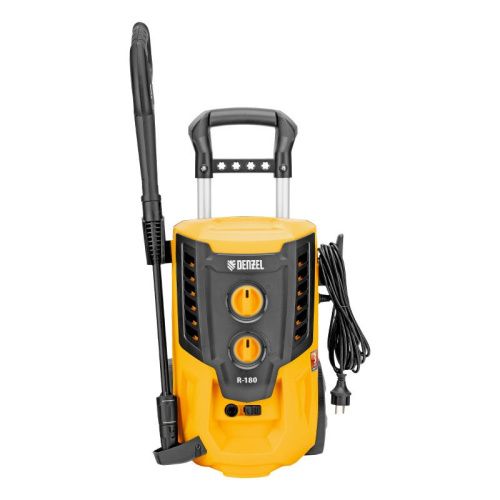 Моечная машина высокого давления R-180, 2200 Вт, 180 бар, 380 л/ч, колесная// Denzel-Tehinstrument