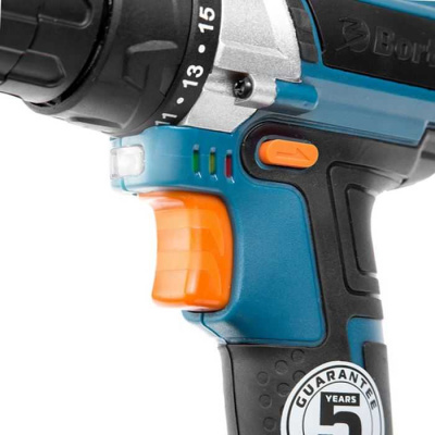 Аккумуляторный шуруповерт Bort BAB-18Ux2-FDK (дрель-шуруповерт Борт 18ух2), 98296518-Tehinstrument