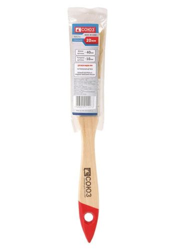 Кисть плоская Standard 3/4" (20 мм), натуральная щетина СОЮЗ-Tehinstrument