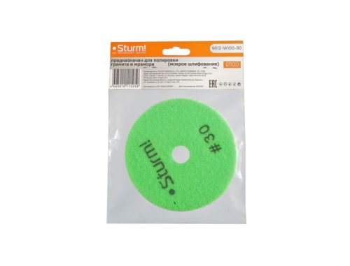 Круг шлифовальный гибкий  Sturm 9012-W100-30-Tehinstrument