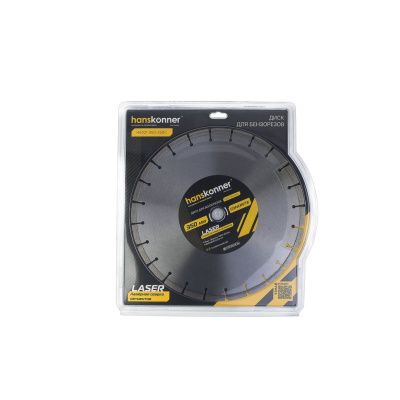 Алмазный диск 350x25,4 LASER CONCRETE, для бензорезов, Hanskonner-Tehinstrument