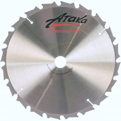 Пильный диск по газобетону и строительной древесине профи Атака 235*16T*30-Tehinstrument