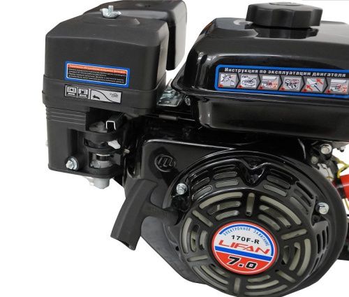 Двигатель Lifan 170F-R, вал ?20мм, катушка 7 Ампер-Tehinstrument