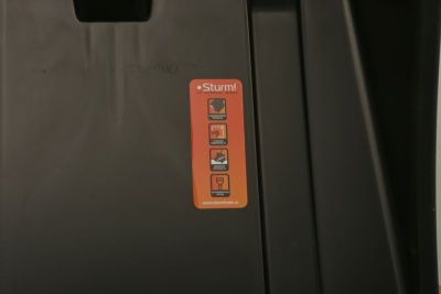 Скребок (скрепер) для уборки снега на колесах, 860*500 мм, ковш с алюминиевой планкой  Sturm-Tehinstrument