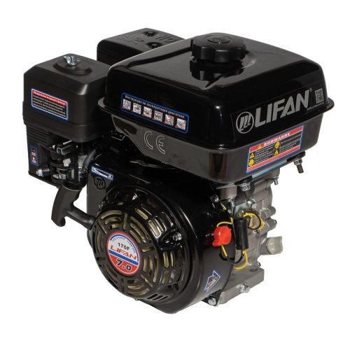 Двигатель Lifan 170F, вал ?20мм, катушка 7 Ампер-Tehinstrument