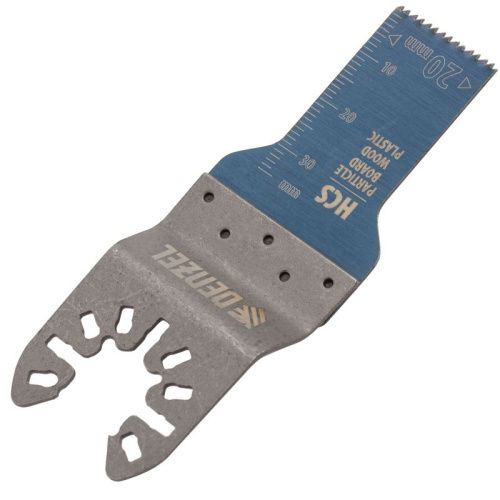 Насадка для МФИ режущая пазовая прямая, HCS, по дереву, 20 х 1.4 мм, мелкий зуб Denzel-Tehinstrument