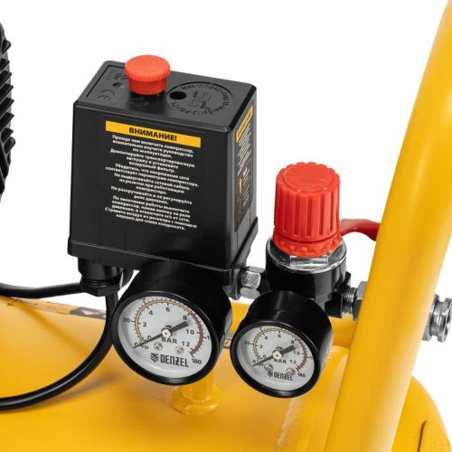 Малошумный безмасляный компрессор Denzel DLP-1500/50-Tehinstrument