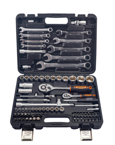Набор инструментов, 1/2", 1/4", в кейсе 82 предм Вихрь-Tehinstrument