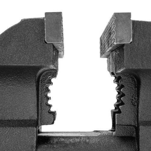 Тиски слесарные BVH-200, 200 мм, поворотные, стальная направляющая, с наковальней //Denzel-Tehinstrument