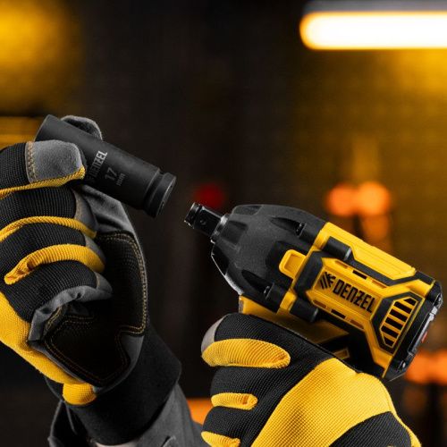 Гайковерт ударный аккумуляторный бесщет. CIWH-BL-20-350, Li-Ion, 20 В// Denzel-Tehinstrument