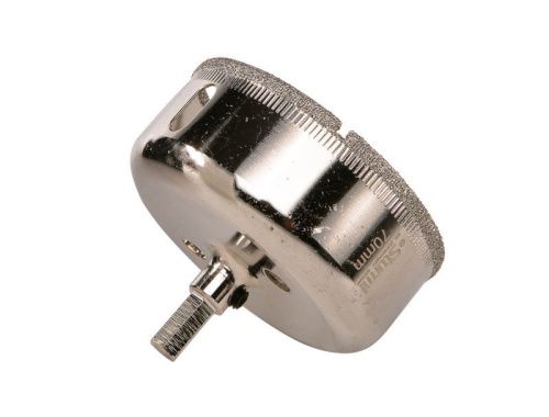 Коронка алмазн. По керам. Плитке и стеклу 70 х 55 мм,  с центрир. Сверл.  Sturm-Tehinstrument