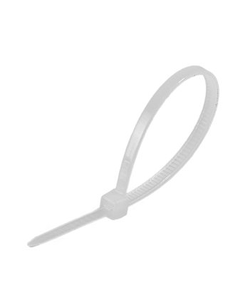 Хомуты нейлоновые (стяжки) белые 100 шт. Вихрь 2,5*100 Б-Tehinstrument