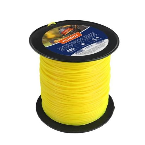Леска Roundline D 2,4 мм L 400 м (круглая, желтая), Patriot-Tehinstrument