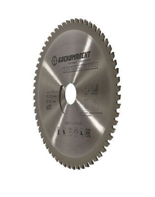 Пильный диск по СТАЛИ 210x30мм, 60 зубьев, БОЕКОМПЛЕКТ-Tehinstrument