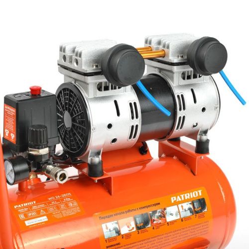 Компрессор поршневой безмасляный Patriot WO 24-260 S-Tehinstrument
