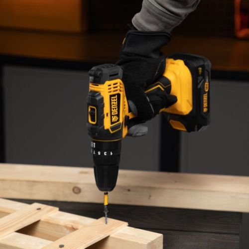 Дрель-шуруповерт аккумуляторная ударная Denzel CID-18-02BM-Tehinstrument