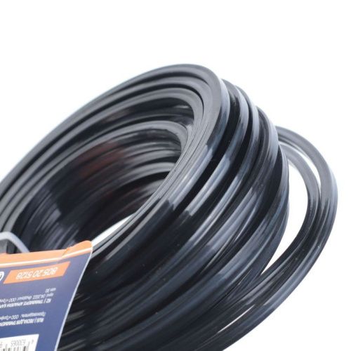 Леска D 4,0 мм L 12 м (квадрат, черная), Patriot-Tehinstrument