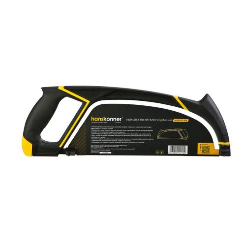 Ножовка по металлу 300мм, усиленная, bi-metal полотно, hanskonner-Tehinstrument