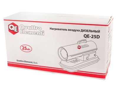 Нагреватель воздуха дизельный прямого нагрева QUATTRO ELEMENTI QE-25D-Tehinstrument