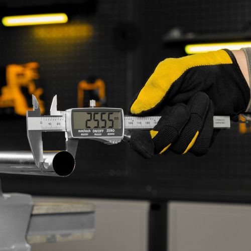 Штангенциркуль, 150 мм, электронный, большой дисплей, с глубиномером Denzel-Tehinstrument