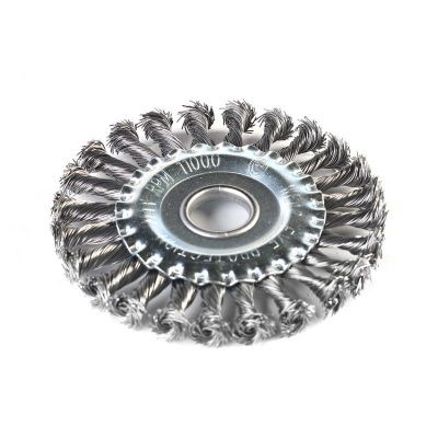 Щетка круглая витая (125х22.23 мм), Patriot-Tehinstrument