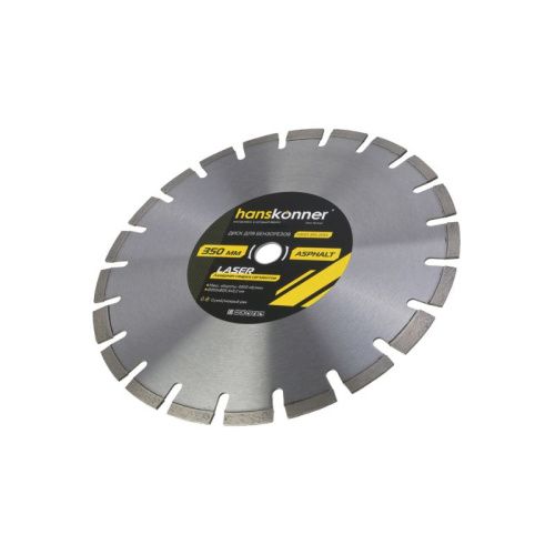 Алмазный диск 350x25,4 LASER ASPHALT, для бензорезов, Hanskonner-Tehinstrument