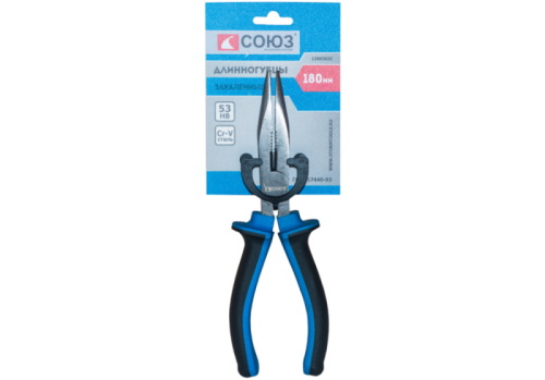 Длинногубцы 180мм, СОЮЗ-Tehinstrument