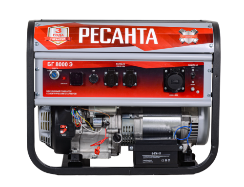 Электрогенератор БГ 8000 Э Ресанта-Tehinstrument
