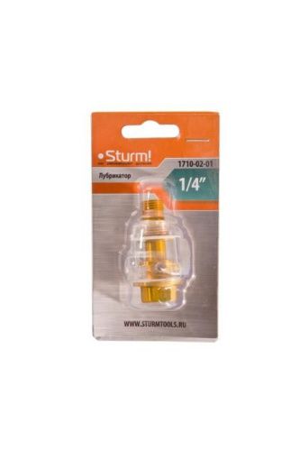 Лубрикатор-мини (масленка) для пневмоинструмента папа/мама 1/4"  Sturm 1710-02-01-Tehinstrument