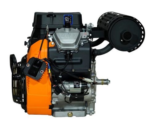 Двигатель Lifan LF2V80F-A (4500), вал ?25мм, катушка 20 Ампер датчик давл./м, м/радиатор, счетчик моточасов-Tehinstrument