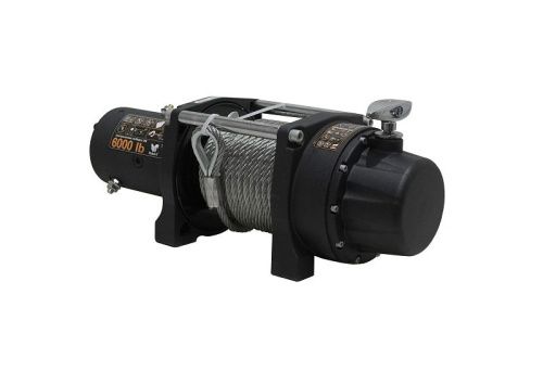 Habert Лебедка электрическая 6000LB, стальной трос-Tehinstrument