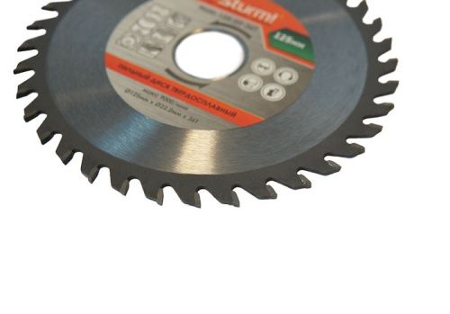 Пильный диск, размер 125x22x36 зубьев, твердосплавные напайки  Sturm-Tehinstrument