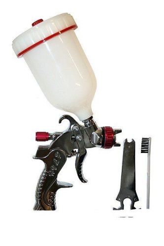 Краскопульт пневматический QUATTRO ELEMENTI с верхним бачком 600 мл, сопло 1,4 мм, HVLP, р сопло 1,4 мм, HVLP, разъем EURO, Профи-Tehinstrument