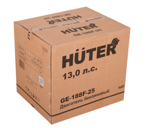 Двигатель бензиновый Huter GE-188F-25-Tehinstrument
