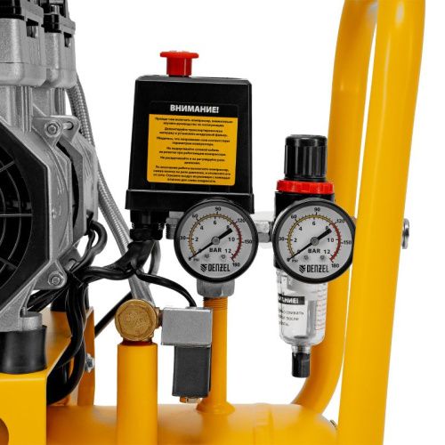 Компрессор безмасляный, малошумный Denzel DLS 1500/50-Tehinstrument