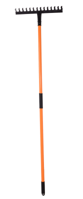 Грабли витые Вихрь 14 зубьев, сталь, с фиберглассовым черенком-Tehinstrument