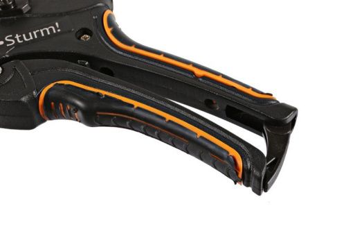 Ножницы для резки труб ПВХ 63мм, лезвие SK5 с тефлоновым покрытием  Sturm-Tehinstrument