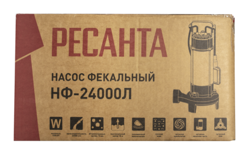 Фекальный насос Ресанта НФ-24000Л с измельчителем-Tehinstrument