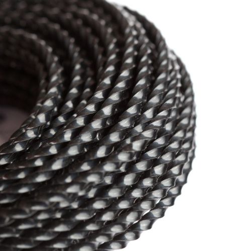 Леска Profline D 2,4 мм L 15 м (скрученный квадрат, черная), Patriot-Tehinstrument