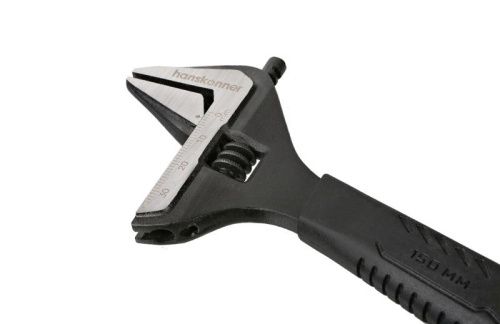 Разводной ключ с тонкими губками, 150 мм, зев 34мм, фосфатированный, hanskonner-Tehinstrument