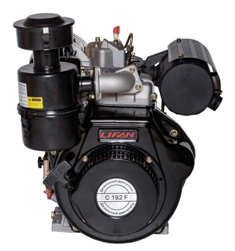 Двигатель Lifan Diesel 192F, конусный вал-Tehinstrument