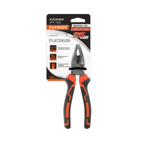 Пассатижи Patriot CPP-160 L Platinum-Tehinstrument