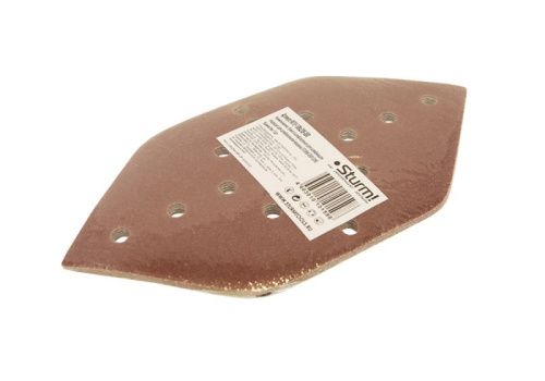 Шлифбумага, ромб, 108х208мм, Р80, 5 шт,  Sturm-Tehinstrument
